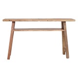 FARMWOOD CONSOL TABLE WITH SHELF 140 - CAFE, SIDE TABLES